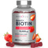 Neocell Beauty Biotin 10,000 µg gummies, strawberry flavor, 60 vegan gummy vitamins.