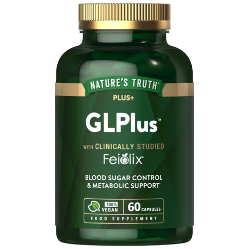 GLPlus with Clinically Studied Feiölix contains 60 vegan capsules as a food supplement.