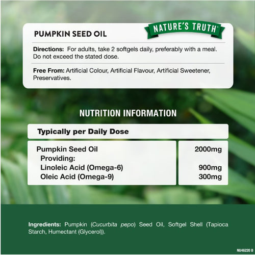 Pumpkin Seed Oil 2000mg