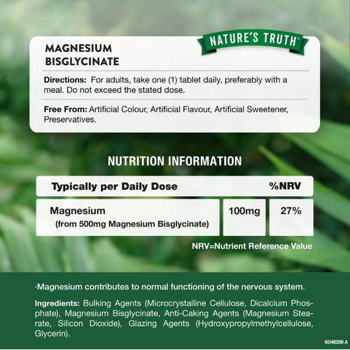 Magnesium Bisglycinate 500mg