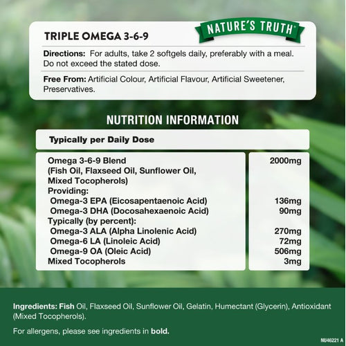 Triple Omega 3-6-9 Complex