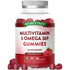 Vegetarian gummies offering multivitamins and Omega 369 in natural berry flavor. The bottle contains 60 gummies.