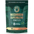 Wiseshroom Nootropic Mushroom Superblend Complex pouch containing 90 vegan tablets, shown on hand scale.