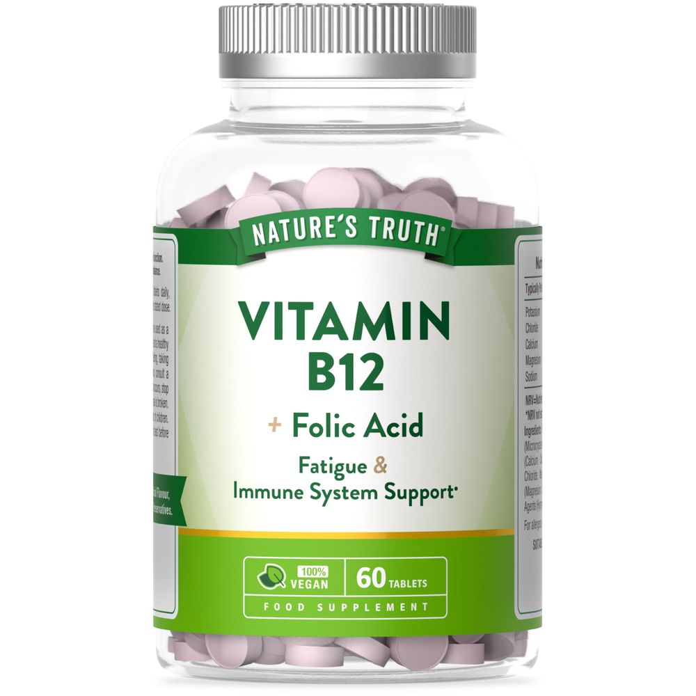 Vitamin B12 2000ug with Folic Acid