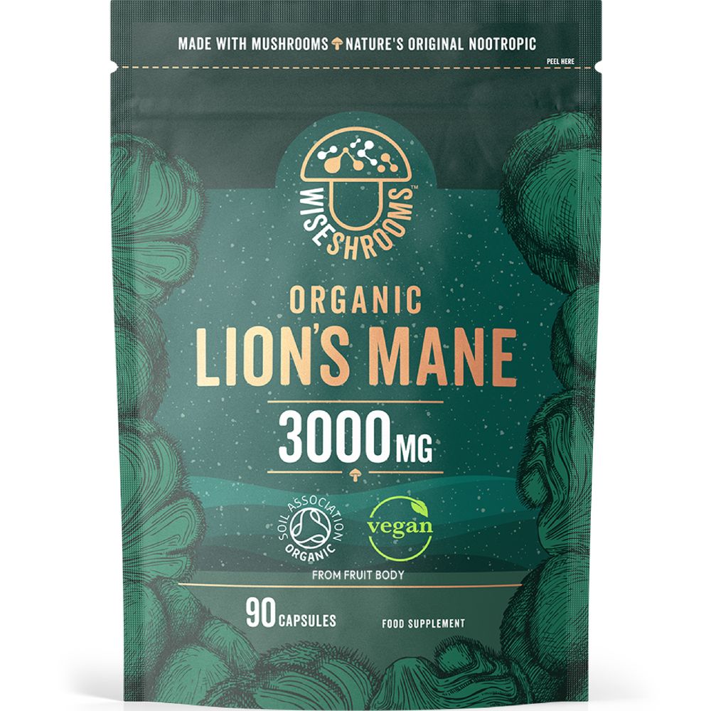 Wiseshrooms Lion's Mane Mushroom 3000mg