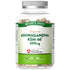 A bottle containing 60 Organic Ashwagandha KSM-66 capsules, each with 600mg.