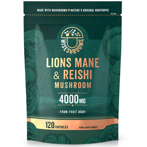 Wiseshrooms Lion's Mane & Reishi Mushroom