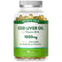 Nature's Truth Cod Liver Oil with Vitamin D and A, 1000mg, contains 60 softgels.