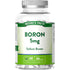 Nature's Truth Boron 5mg Sodium Borate tablets, a vegan 60-count food supplement, displayed on a hand scale.