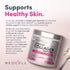NeoCell Advanced Collagen Peptides with Hyaluronic Acid, Vitamin C, Type 1&3, 200g unflavoured powder supports healthy skin.