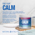 Natural Vitality CALM Relaxing Drink Mix, Natural Raspberry-Lemon Flavour, 200g, 50 Servings, 325mg Magnesium, Vegan Food Supplement.