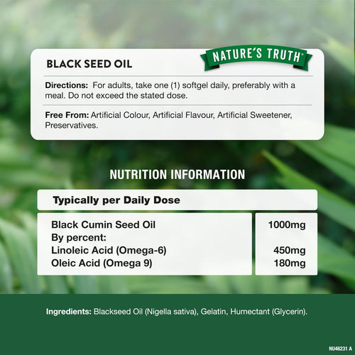 Black Seed Oil 1000mg