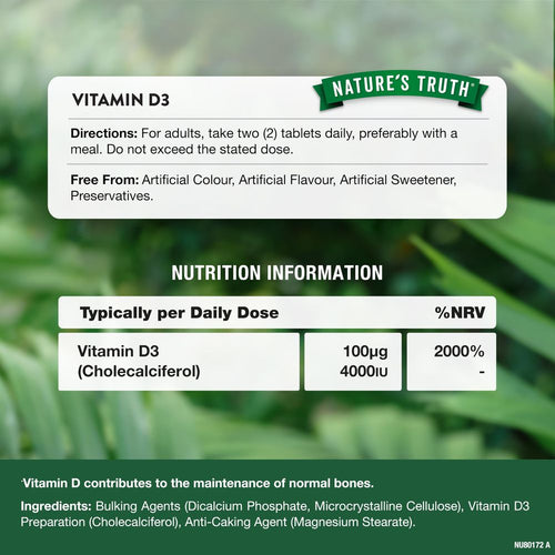 Vitamin D3 4000 IU
