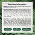 Nutrition information for NU Teen Multivitamin 60 Vegan Gummies, shown on a hand scale display.
