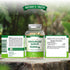 Hand holding a NU Odourless Garlic 30,000mg 60 Softgels bottle, showcasing the product size.
