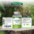 A clear bottle containing 60 Organic Ashwagandha KSM-66 capsules, each 600mg, is displayed.