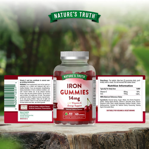 Iron with Vitamin C Gummies