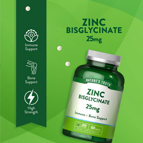 Zinc 25mg | 60 Tablets