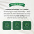 Nature's Truth infographic highlighting dedication to quality products through a focus on ingredients, innovation, and convenience.