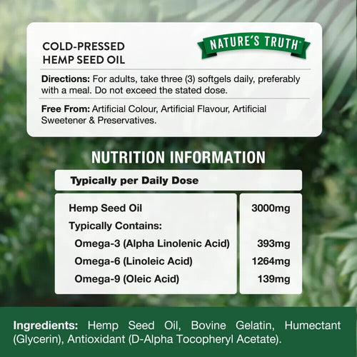 Hemp Seed Oil 3000mg