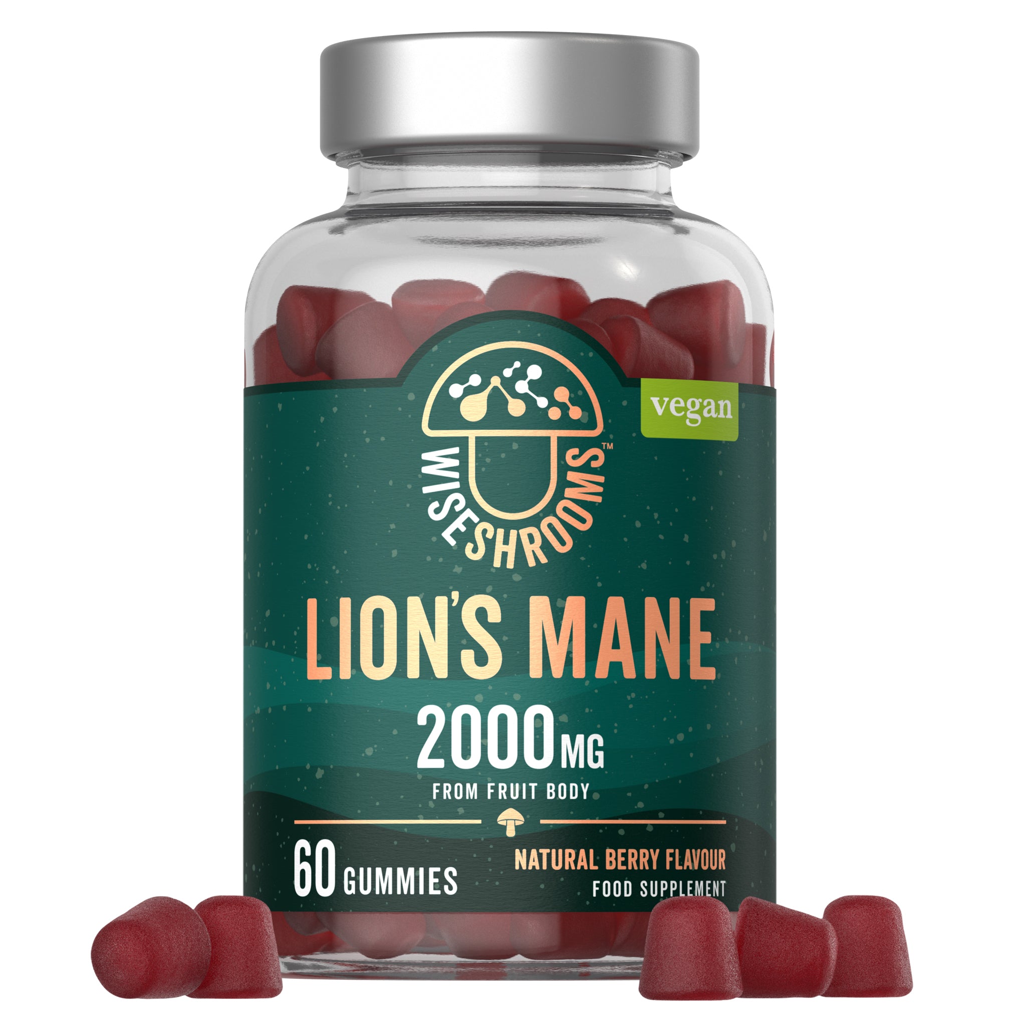 Lion’s Mane 2000mg 60 Gummies