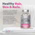 NeoCell Advanced Hydrolysed Collagen 1000mg supports hair, skin, and nails; grass-fed, 90 capsules.