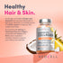 Neocell Advanced Collagen Gummies, 60 count, with Biotin & Vitamin C, 500mg Marine Collagen, Pina Colada flavor.