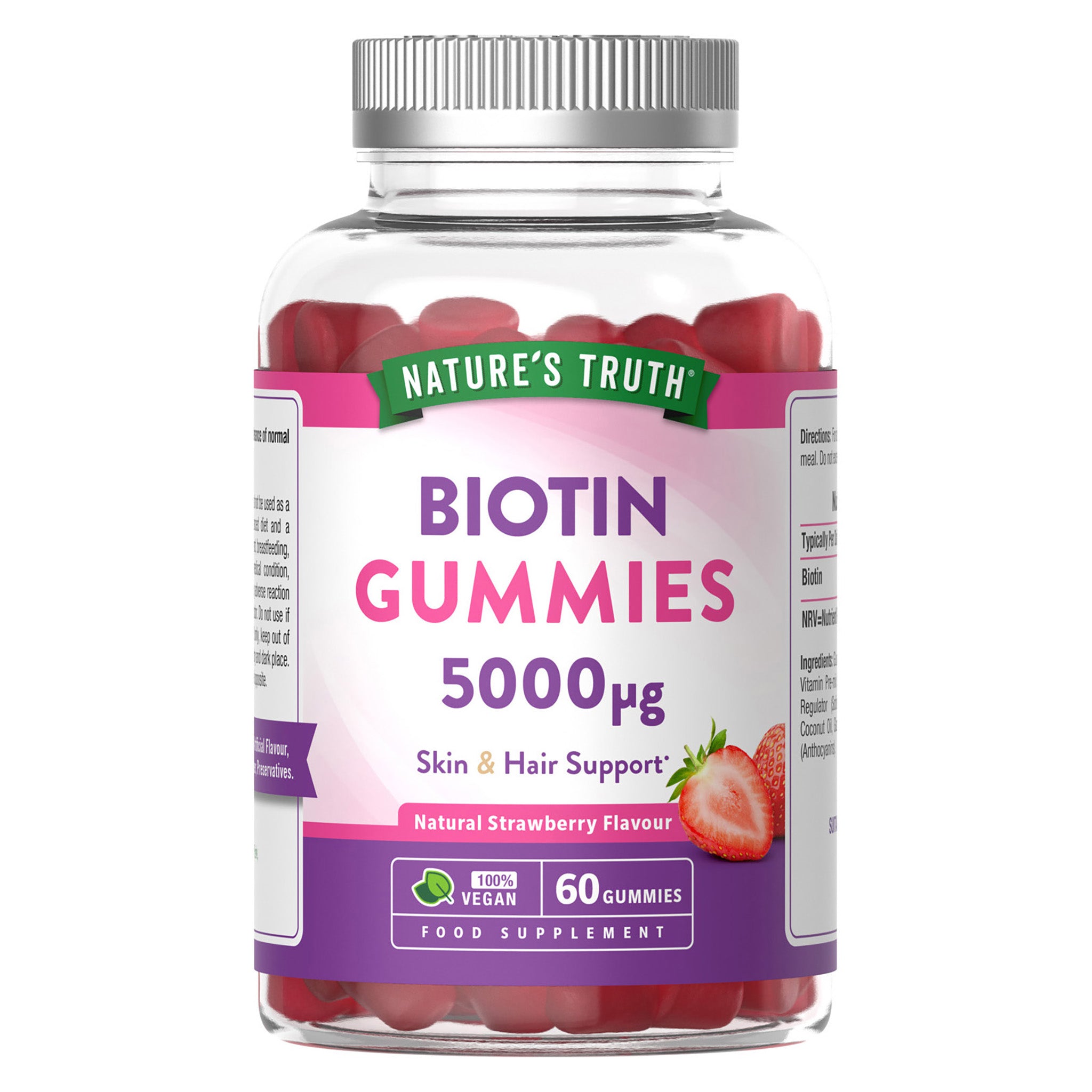 Biotin Gummies 60's 5000ug