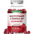 Multivitamin & Omega 369 Gummies, 60-count, are 100% vegetarian with a natural berry flavor.