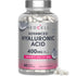 Advanced Hyaluronic Acid 400mg, 90 vegan capsules. Promotes healthy skin.