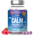 Natural Vitality Calm Kids Magnesium Citrate gummies featuring 90mg elemental magnesium in a natural mixed berry flavor, 60 vegan gummies.