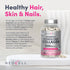 Collagen Supplement with Hyaluronic Acid, Vitamin C, Biotin & More! | Grass-Fed Hydrolysed Bovine Collagen Peptides for Women & Men | Type I & III | 90 High Strength Capsules | NeoCell