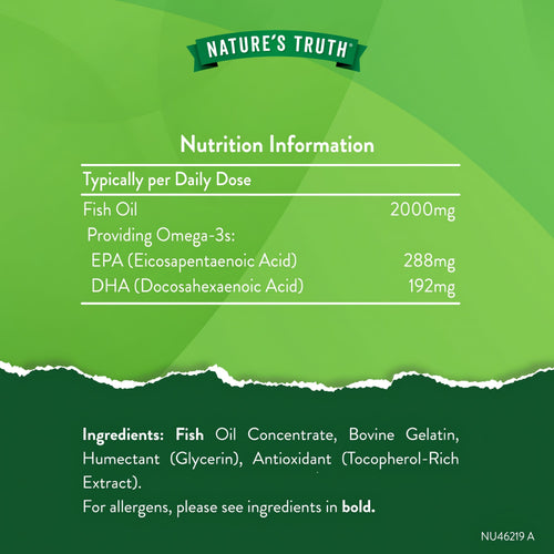 Omega 3 Fish Oil 2000mg