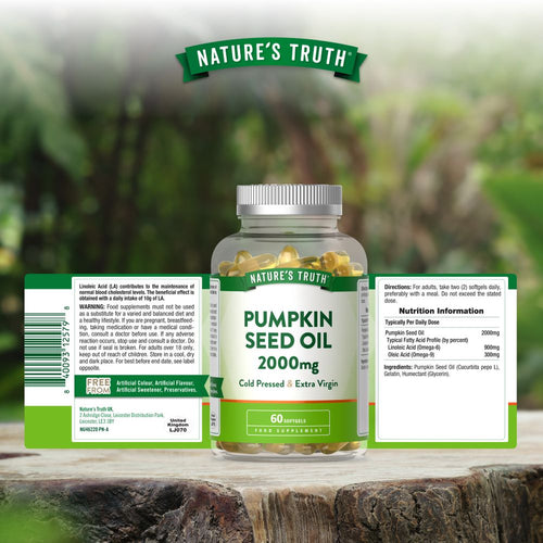 Pumpkin Seed Oil 2000mg