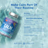 Natural Vitality Kids Calm Gummies, a vegan magnesium citrate supplement with 90mg elemental magnesium, mixed berry flavor, 60 gummies.