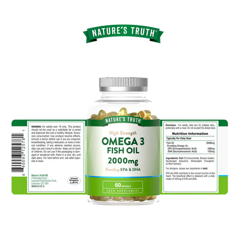 Omega 3 Fish Oil 2000mg