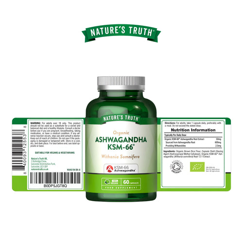 Ashwagandha KSM-66 600mg